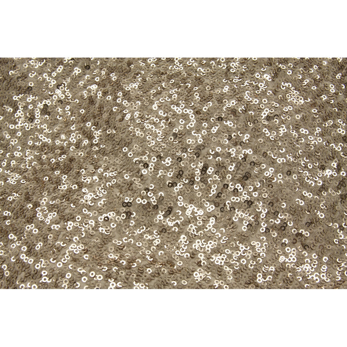 10 yards GLITZ Sequins Fabric Bolt - Champagne - CV Linens