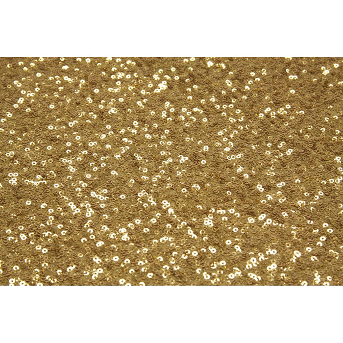 GLITZ Sequins Fabric Bolt - Gold