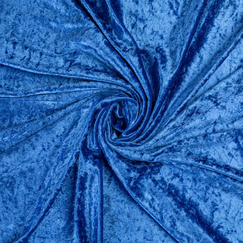 10 yards Velvet Fabric Roll - Royal Blue - CV Linens