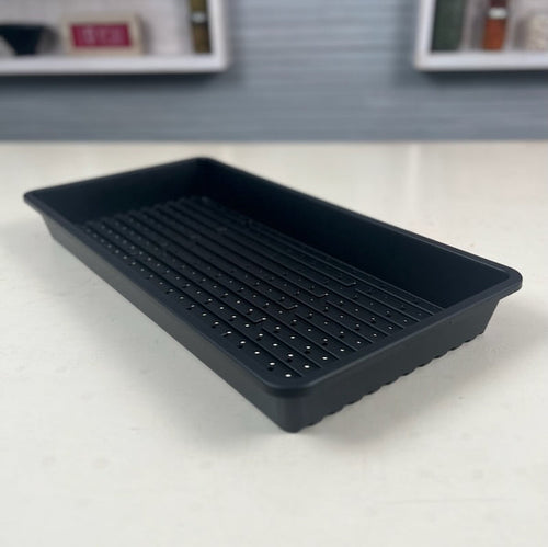 1020 Microgreen Double-Depth Trays with holes
