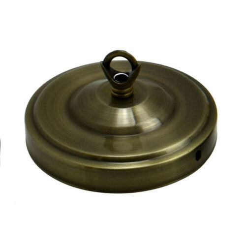 108mm Diameter Green Brass Color Ceiling Rose Hook Plate Light Fitting Chandelier - Shop for LED lights - Transformers - Lampshades - Holders | LEDSone UK