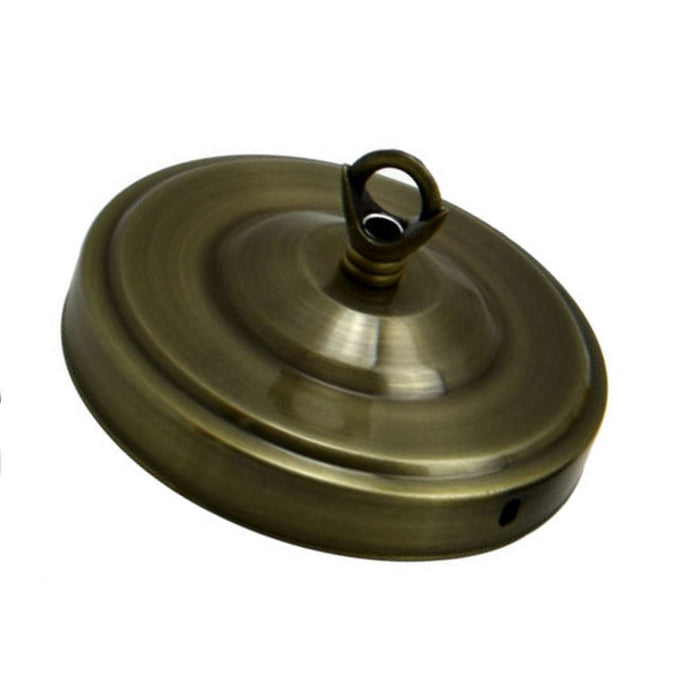 108mm Diameter Green Brass Color Ceiling Rose Hook Plate Light Fitting Chandelier - Shop for LED lights - Transformers - Lampshades - Holders | LEDSone UK