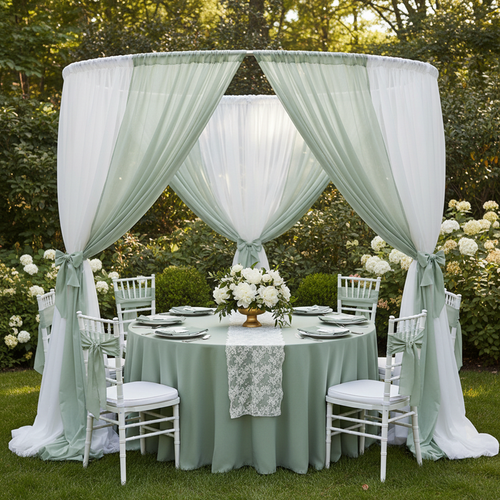 10ft Round Crossbar Drape Support.