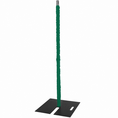 10ft Spandex Upright Pole Cover Emerald Green on  a 8ft Telescopic Slip FIt Upright