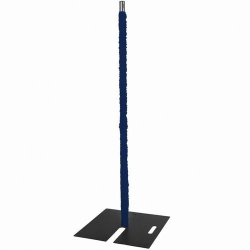 10ft Spandex Upright Pole Cover Navy Blue on a 10ft Telescopic Slip Fit Upright