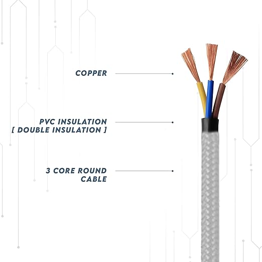 10M 3 core Round Flexible Electrical Cables~2817