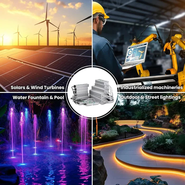 12V 300W IP67 Waterproof LED Driver Constant Voltage ~3354