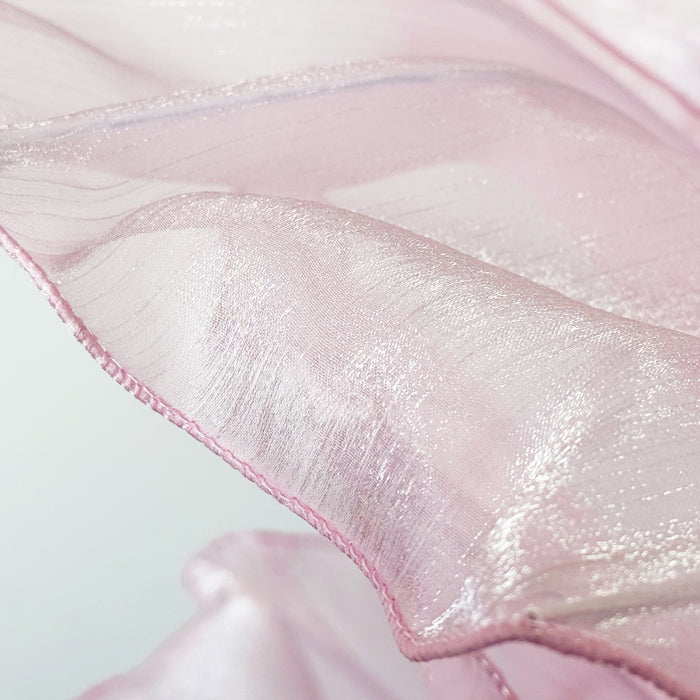 150cm Sculptural Fabric Flower Centerpiece/Floor Stand - Pastel Pink- Macro shot