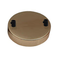 2 Outlet French Gold Metal Ceiling Rose 120x25mm - Shop for LED lights - Transformers - Lampshades - Holders | LEDSone UK