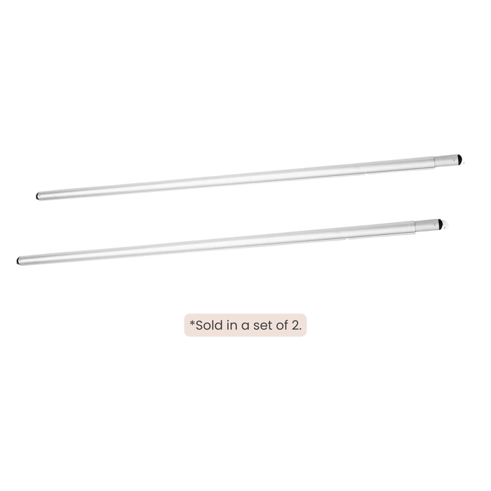 2 pc Crossbar support (drape support) rod 3ft to 5ft - CV Linens