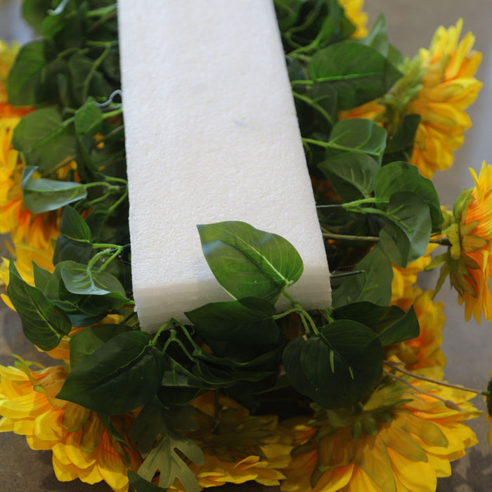 2 pcs/pk Premade Sunflower Backdrop Arch/Table Runner Decor