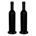 2pcs/pk Giant 39" Tall Wine Bottle Prop Floor Display/Centerpiece Black bundle
