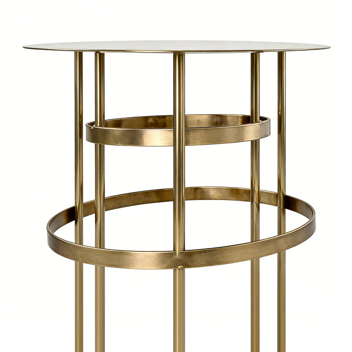 2pcs/set Modern Gold Spiral Table Centerpiece top view
