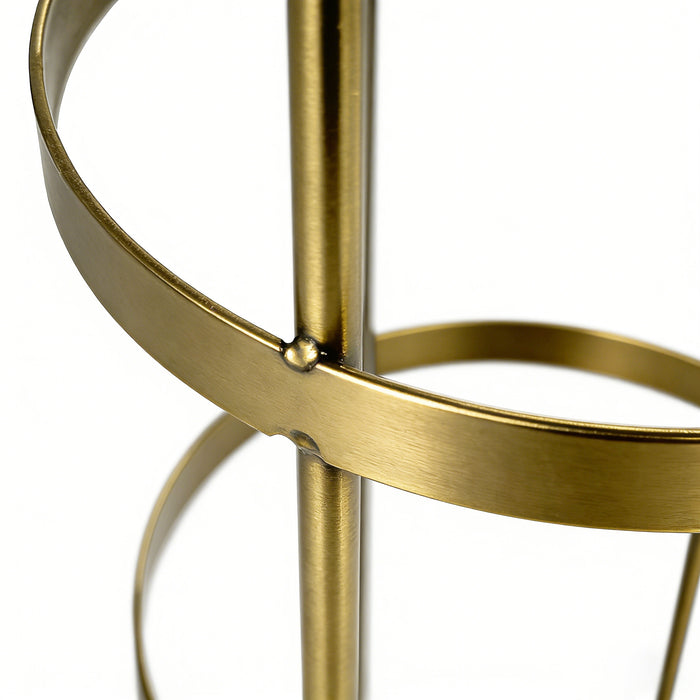 2pcs/set Modern Gold Spiral Table Centerpiece close up