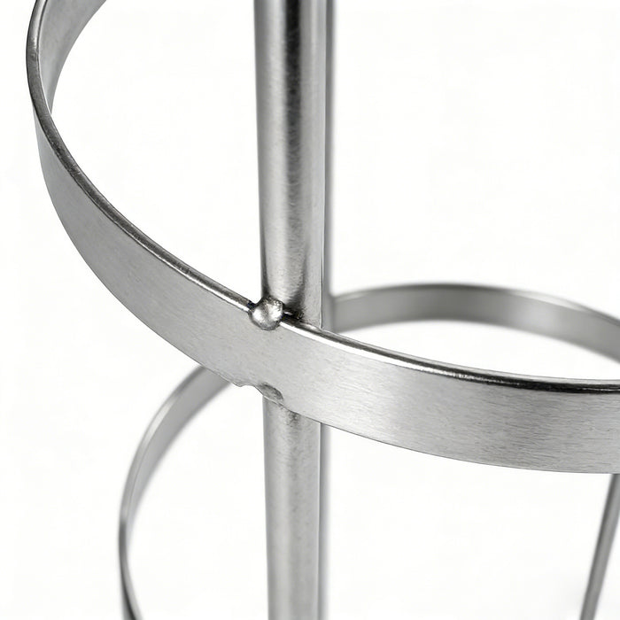 2pcs/set Modern Silver Spiral Table Centerpiece close up