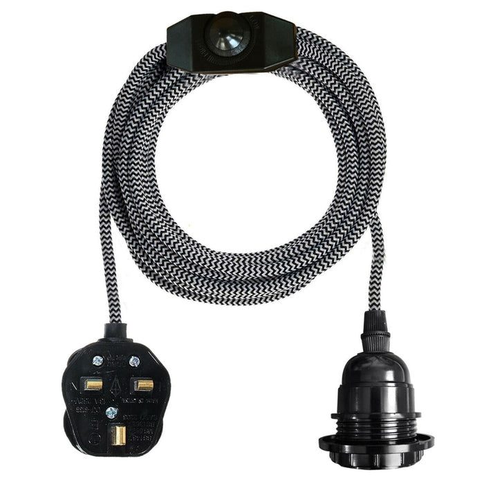 4.5m Fabric Flex Cable with Plug-In Holder