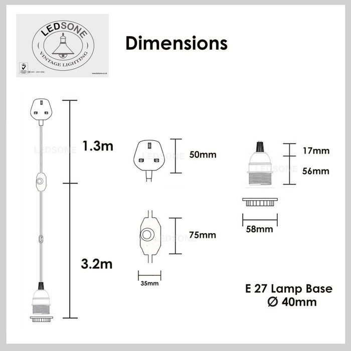 Black and White Color Dimmer Switch