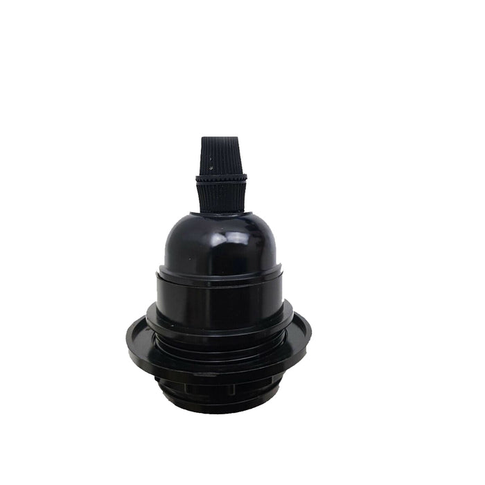 Black and White Color Dimmer Switch 4.5m Fabric Flex Cable Plug In Pendant Lamp