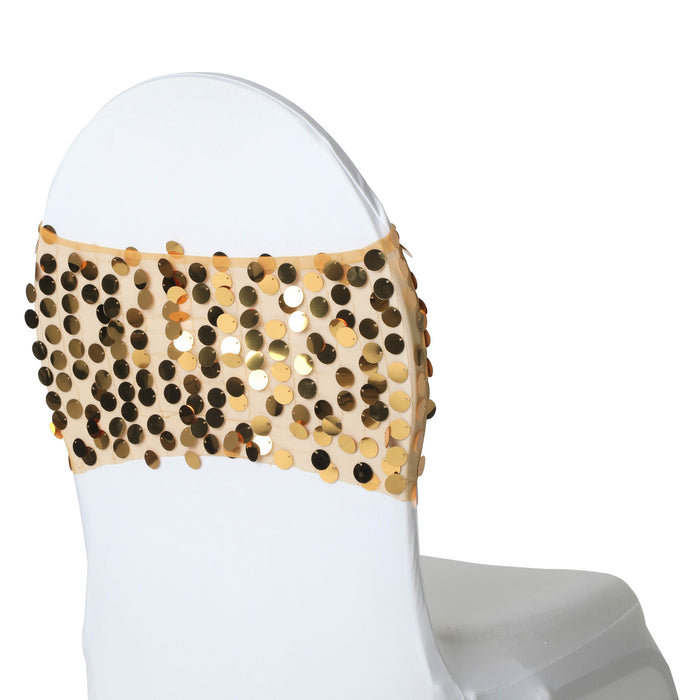 Payette Sequin Chair Bands (5 pcs/pk) - Gold