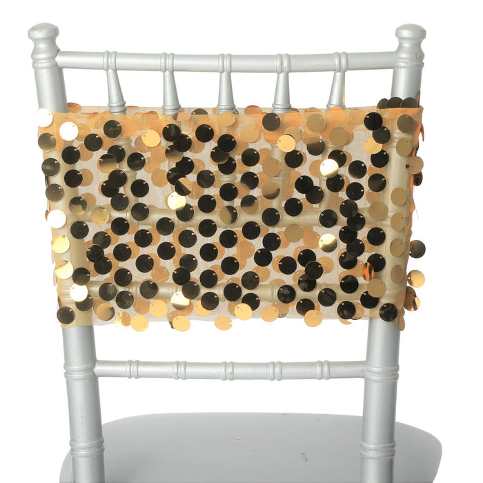 Payette Sequin Chair Bands (5 pcs/pk) - Gold