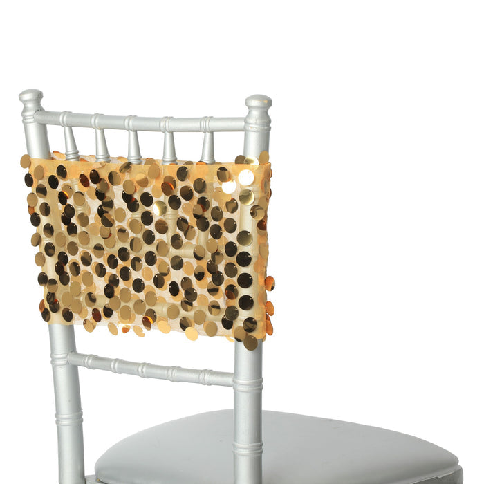 Payette Sequin Chair Bands (5 pcs/pk) - Gold