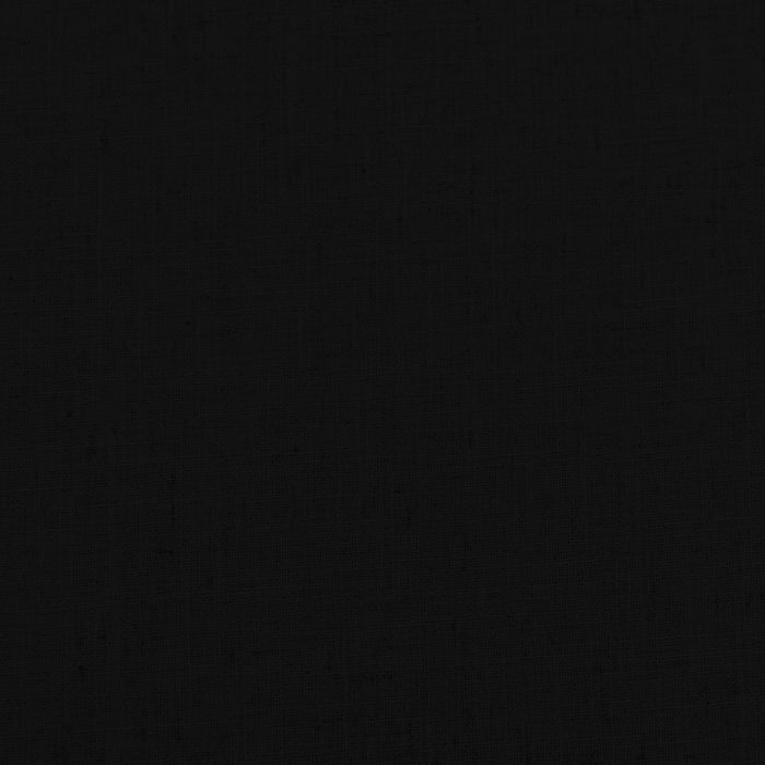 Premium Linen Look Panama Weave Black fabric close up
