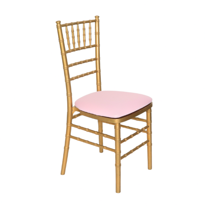 5 pcs/pk Spandex Chiavari Seat Pad Cover - Pink - CV Linens