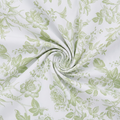 French Toile Fabric Sage Green