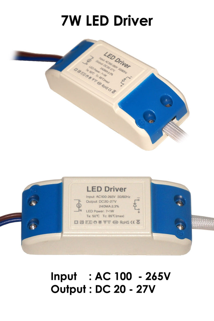 7W Constant Current LED Driver 280mA DC 20-27V Power Supply~3322