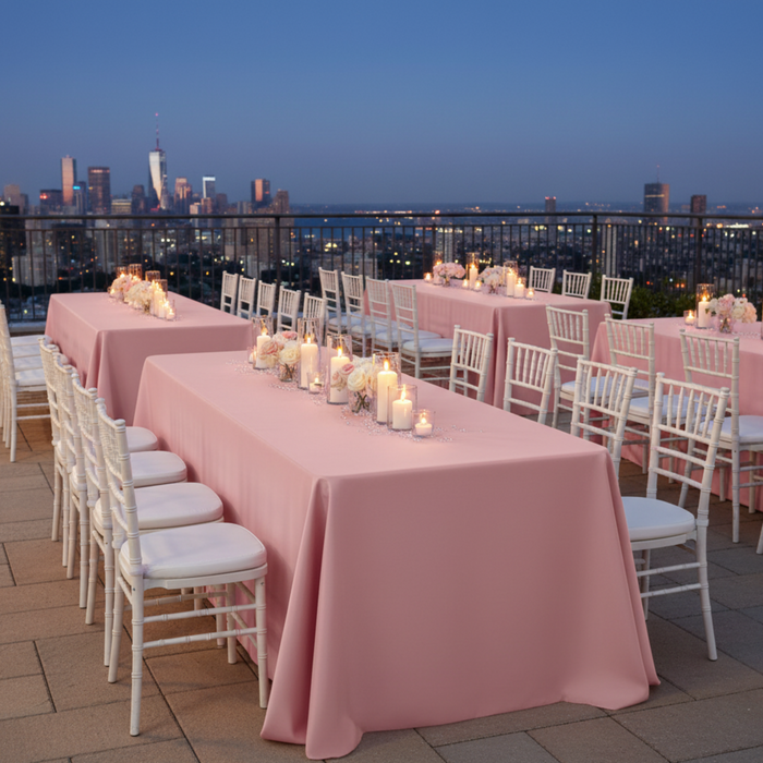 Outdoor terrace evening event