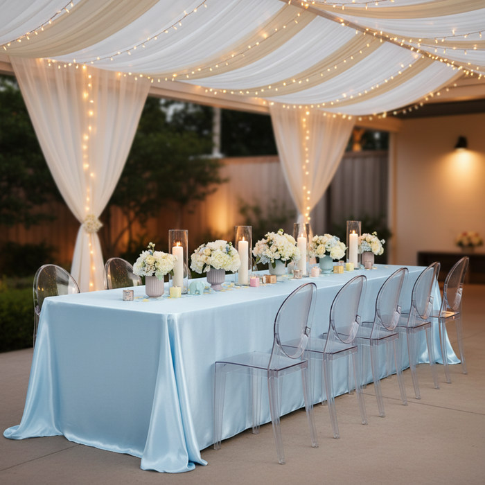 Covered Patio Baby Shower