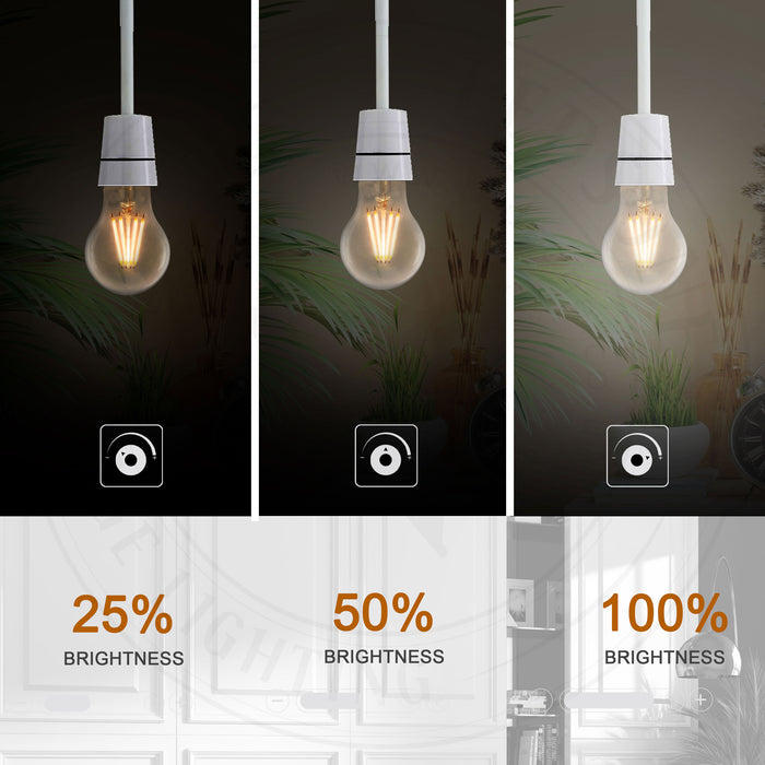 A60 B22 4W Dimmable Light Bulb Vintage Filament Classic LED~3079
