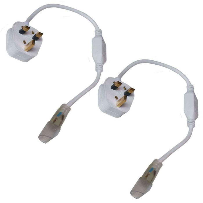 AC Power Connector For 17mm Round LED Neon Flex Accessories ~2868