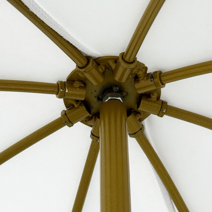 Adjustable Umbrella Centerpiece Stand with White Cover underside