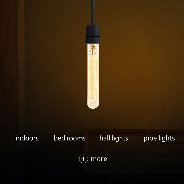 B22 60W T130 Dimmable Filament Vintage Light Bulb~3235