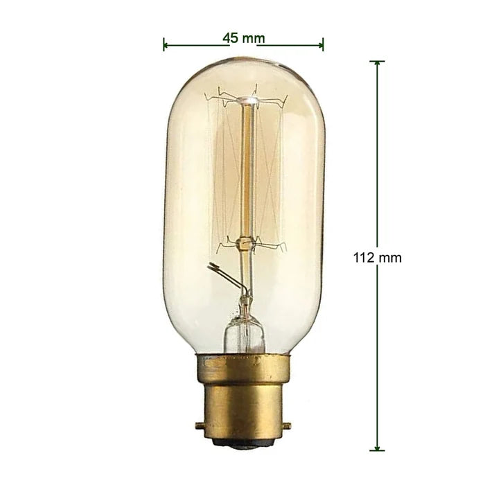 E27 B22 Incandescen Light Bulbs Edison Bulb Vintage