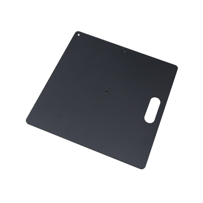 Base stand 24" x 24" x 3/8" for slip fit system(Fits set C) - Black