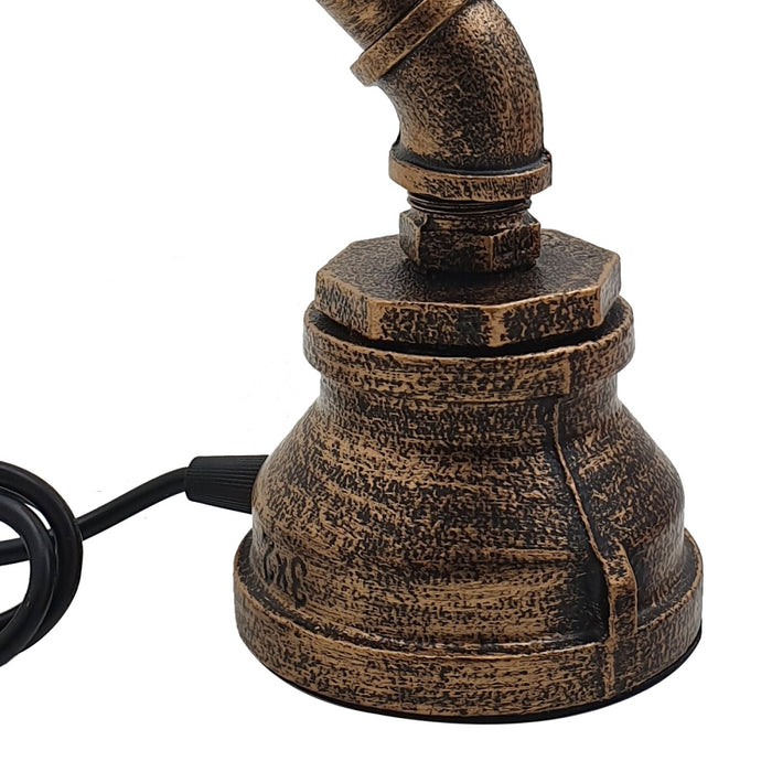 Iron Durable Brushed Copper Lamp Base