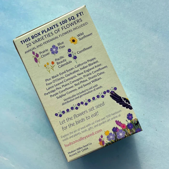 Bird Lover's Meadow Mix Seed Shaker | Hudson Valley Seed Co