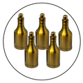 Bottle Light Bulb Holder Brass for Antique Lamp