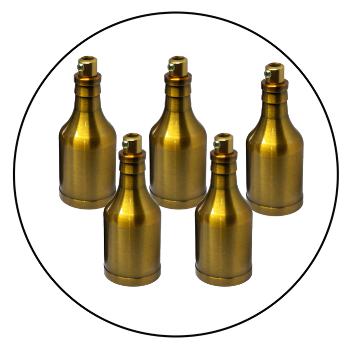 Bottle Light Bulb Holder Brass for Antique Lamp