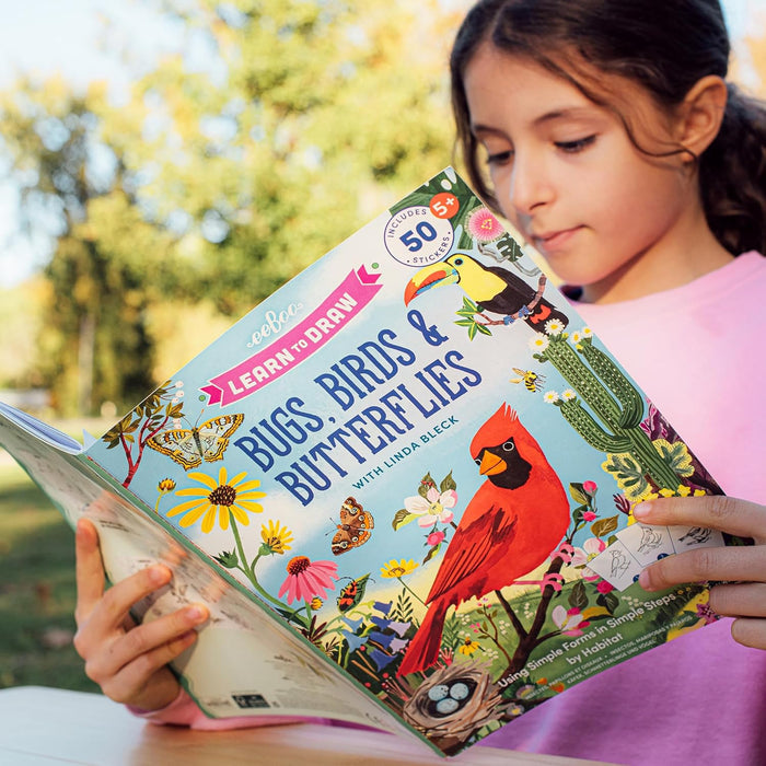 Bugs Birds Butterflies Coloring Learn to Draw