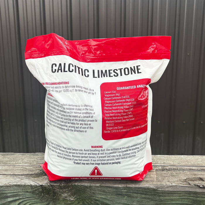 Backside of Hoss Calcitic Limestone amendment