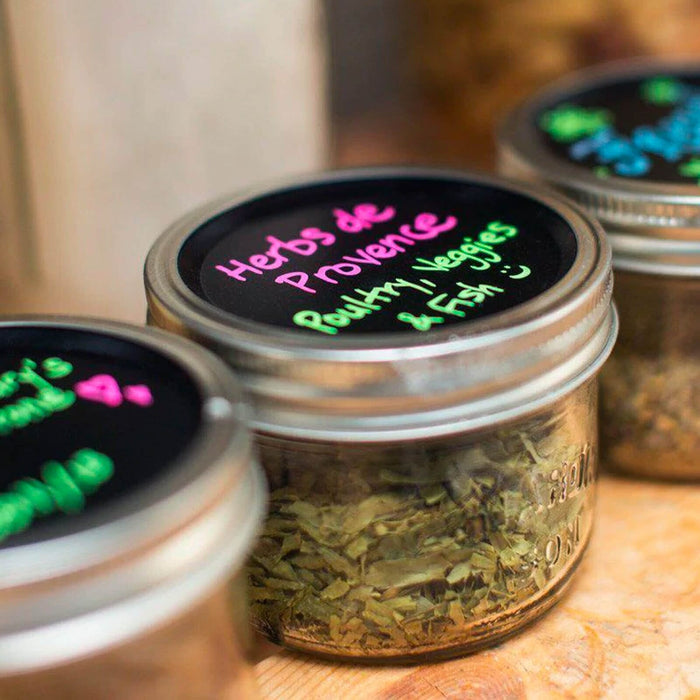 Chalk Top Jar Lids