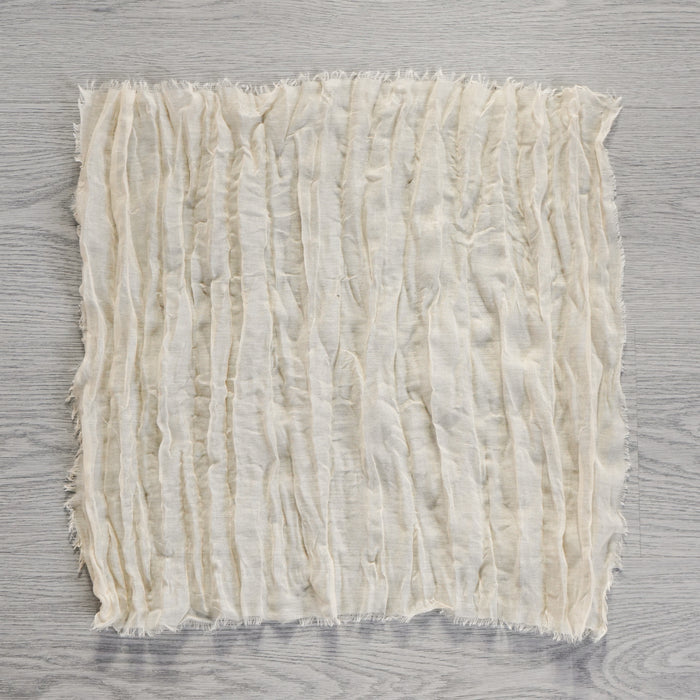 Cheesecloth Gauze Linen Napkin 20"x20" (5pc/pk) - Ivory