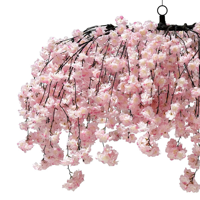 Cherry Blossom Ceiling Cascade Pink florals close up