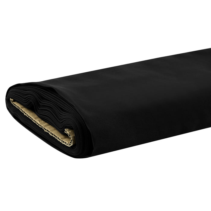 Chiffon Fabric Bolt 58" x 10 yards - Black - CV Linens