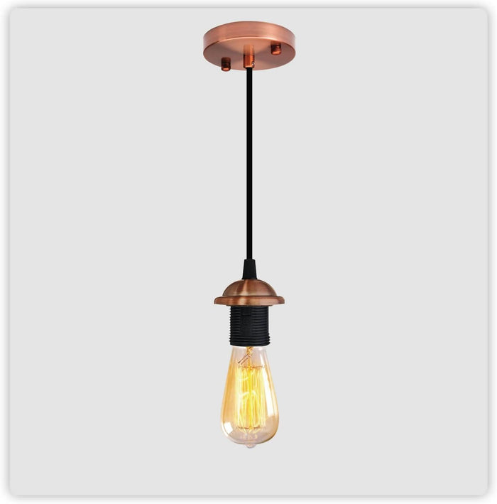 copper pendant light E27 ceiling rose PVC light fitting pendant light kit copper light fixture single bulb pendant kitchen lights kitchen ceiling lighting hanging lights industrial lighting ceiling industrial lamp kitchen lamp hanging light pool table lights dining room lighting ceiling industrial table lamp hanging lights for kitchen ceiling light fixture black light pendant