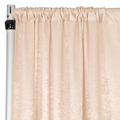 Crinkle Shimmer 12ft H x 52" W Drape/Backdrop Panel - Champagne