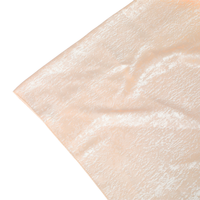 Crinkle Shimmer 12ft H x 52" W Drape/Backdrop Panel - Champagne